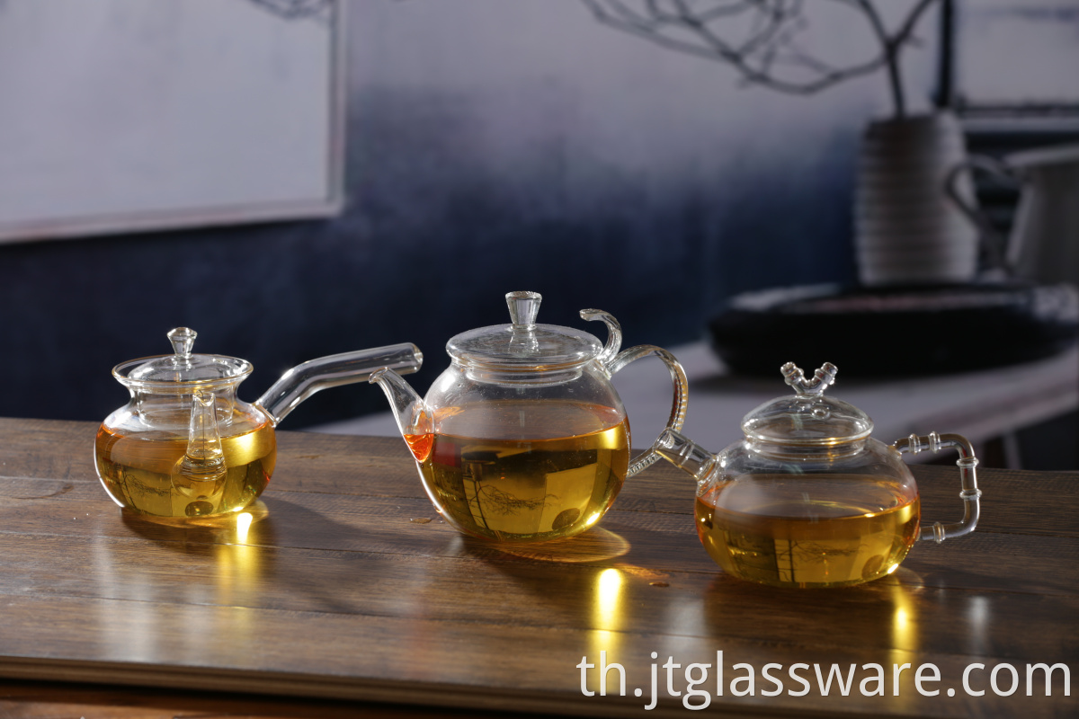 Mouthblown Glass Teapot 